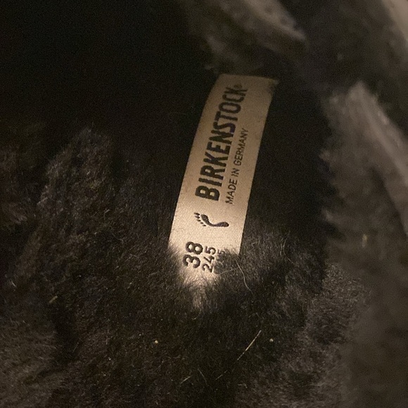 Birkenstock Blair Shearling slip on mules size 38 or 7.-75 - Picture 3 of 7